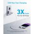 Anker USB C Charger Adapter, 33W 2 Port Compact Charger with Foldable Plug for iPhone 17/16 Series, Galaxy, and More - White